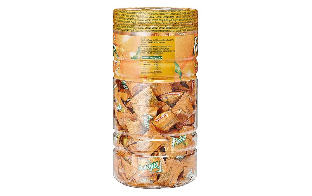 Falero Django Mango Pulpy Fruit Chews   Jar  581.4 grams